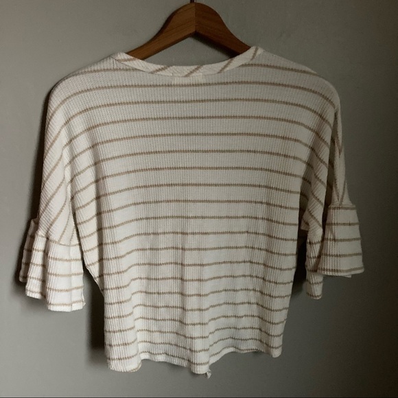 Altar'd State Cropped Waffle Top - Picture 5 of 5